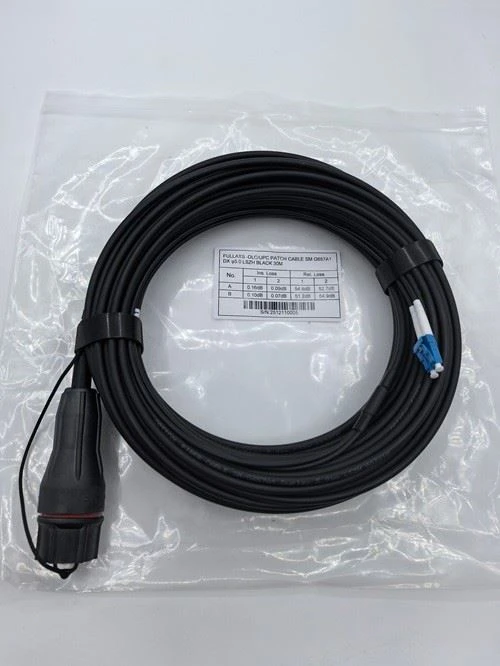 FULLAXS-DLC/UPC پیچ کورڈ SM G657A1 DX 5.0 LSZH سیاہ 30m