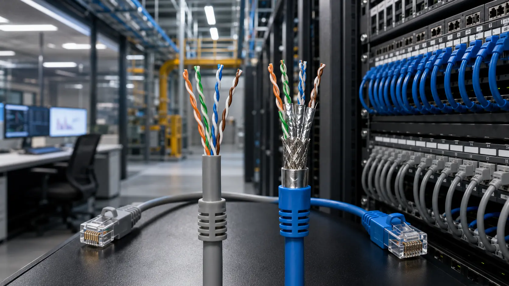 شیلڈ Cat6a کیبل بمقابلہ UTP: کون سا انتخاب کریں؟