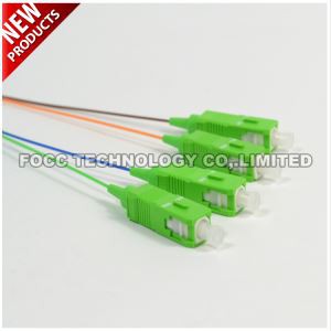 1x4 PLC فائبر سپلٹر بلاک لیس سپلٹر منی ماڈیول، 900μm، SC/UPC LC/UPC SC/APC LC/APC کنیکٹر