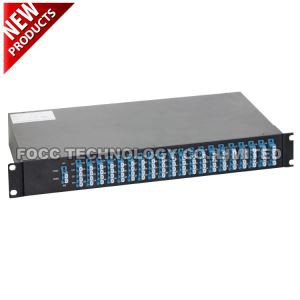 18 چینلز 1350-1430nm ڈوئل فائبر CWDM OADM ملٹی پلیکسر LGX ماڈیول، LC UPC