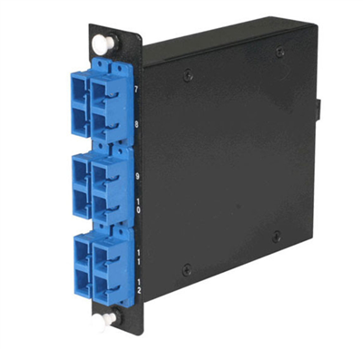 12 ریشوں SC پلگ کرنے MPO MTP اور کھیلیں سنگل ماڈیول کیسٹ